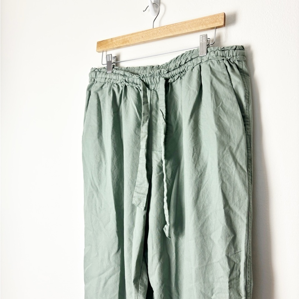 GAP • Women’s Sage Green Slim Straight Relaxed Fit Pants Size Large Tall - Picture 3 of 6